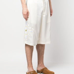Bluemarble Embroidered flowers shorts