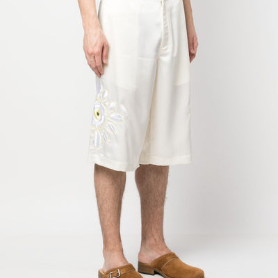 Bluemarble Embroidered flowers shorts