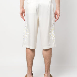 Bluemarble Embroidered flowers shorts