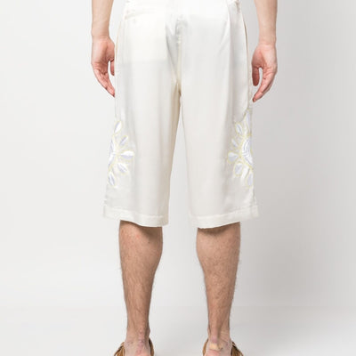 Bluemarble Embroidered flowers shorts