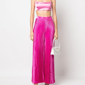 L'Idee Woman High waisted wide leg pants