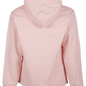 Iuter Printed cotton hoodie