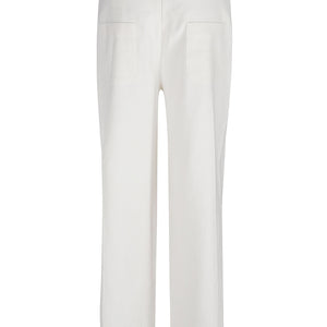 Via Masini 80 Straight leg linen blend trousers