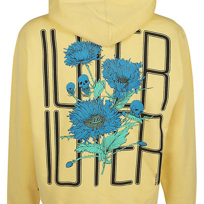 Iuter Printed cotton hoodie