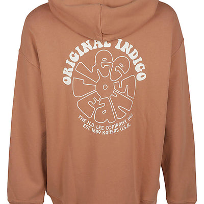 Lee Logo cotton hoodie