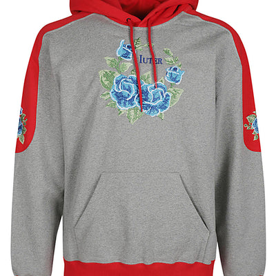 Iuter Printed cotton hoodie