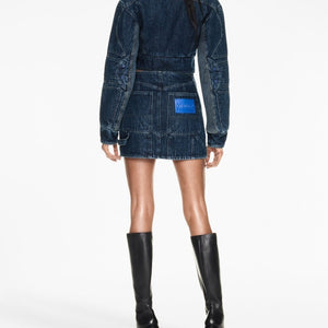 Off White Cropped denim jacket