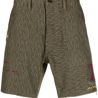 President'S Camouflage print shorts