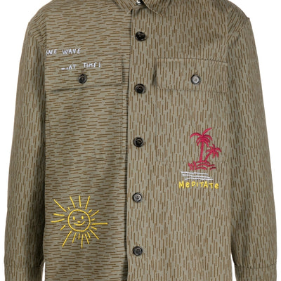 President'S Camouflage print shirt