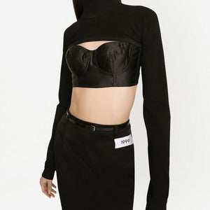 Dolce & Gabbana turtleneck shrug