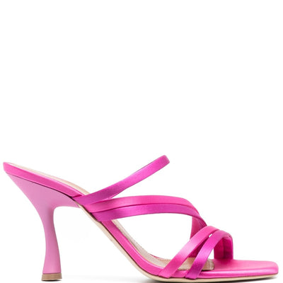 Malone Souliers Tami 90 Satin Mules