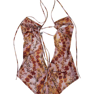 Knwls Side lacing swinsuit