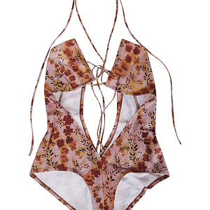 Knwls Side lacing swinsuit