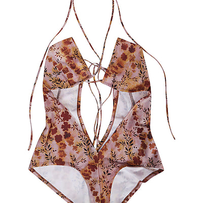 Knwls Side lacing swinsuit