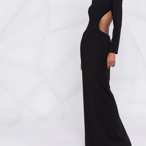 Monot PRE high neck evening dress