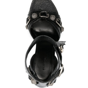 Balenciaga Cagole 110mm leather sandals