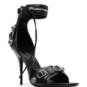 Balenciaga Cagole 110mm leather sandals