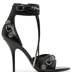 Balenciaga Cagole 110mm leather sandals