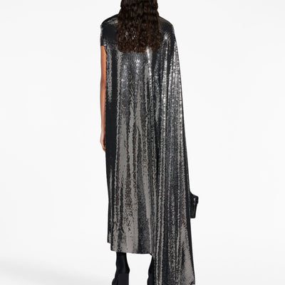 Balenciaga Metallic Effect Midi Dress