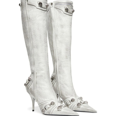Balenciaga cagole leather boots