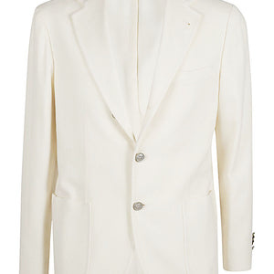 Sartorio Single-breasted wool jacket