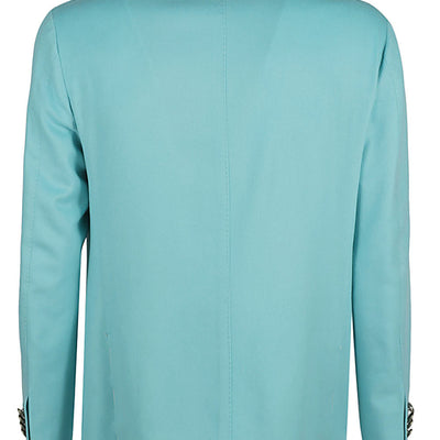 Sartorio Single-breasted wool jacket