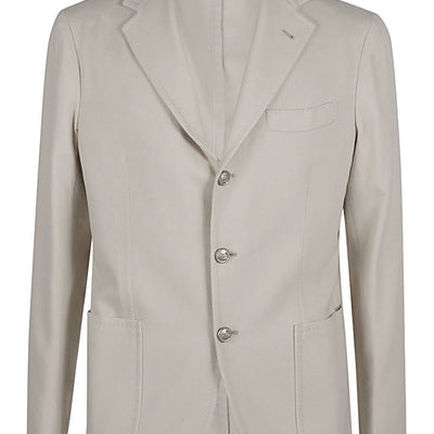 Sartorio Single-breasted wool jacket