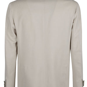 Sartorio Single-breasted wool jacket