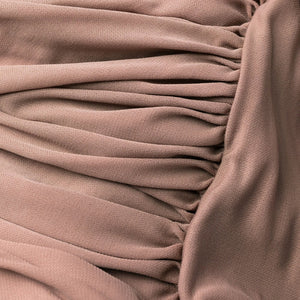 Saint Laurent Sleeveless Draped Minidress