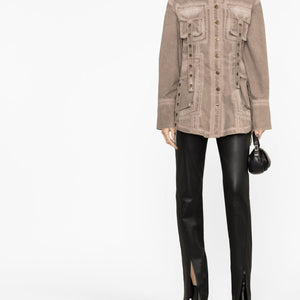 Blumarine Pocketed denim jacket