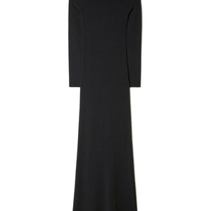 Off White High-neck long dress