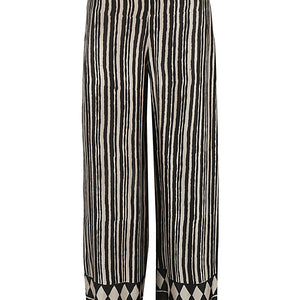 Obidi Striped silk trousers