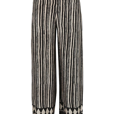 Obidi Striped silk trousers