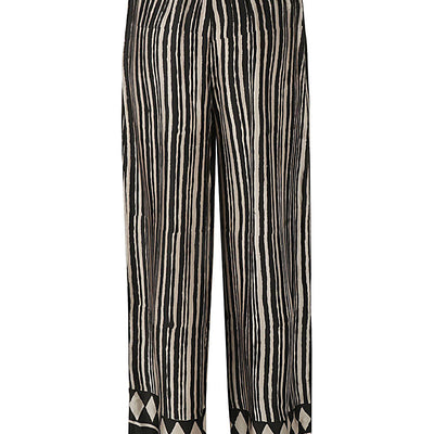 Obidi Striped silk trousers