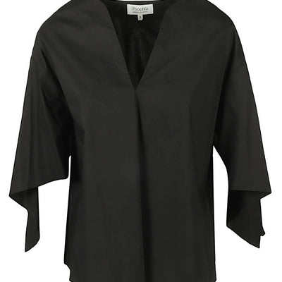 Psophia Cotton v-neck top