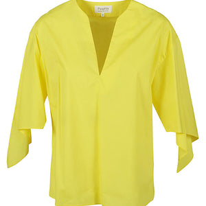 Psophia Cotton v-neck top
