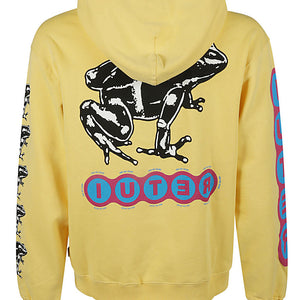 Iuter Printed cotton hoodie