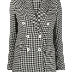 Circolo 1901 Pied de poul double-breasted jacket
