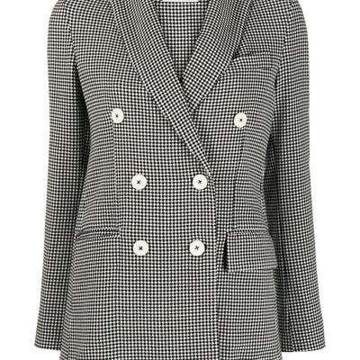 Circolo 1901 Pied de poul double-breasted jacket