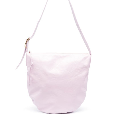 Jil Sander medium crinkled leather shoulder bag