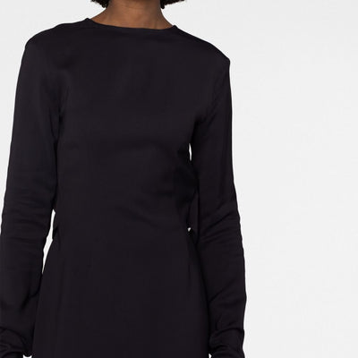 032C Flounced mini dress