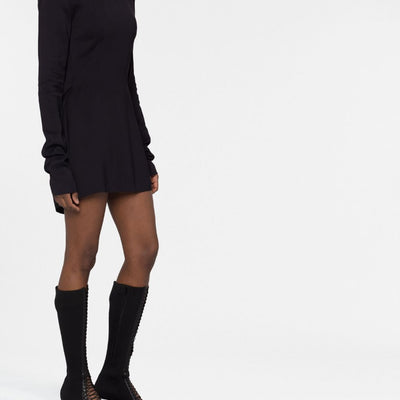 032C Flounced mini dress