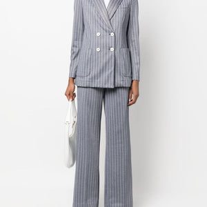 Circolo 1901 Striped double-breasted jacket