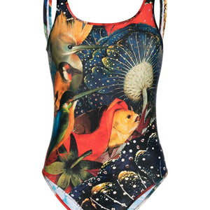 Alexander McQueen Hieronymus Bosch-print Jersey Bodysuit