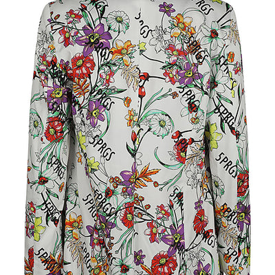 5Progress Printed single-breasted jacket