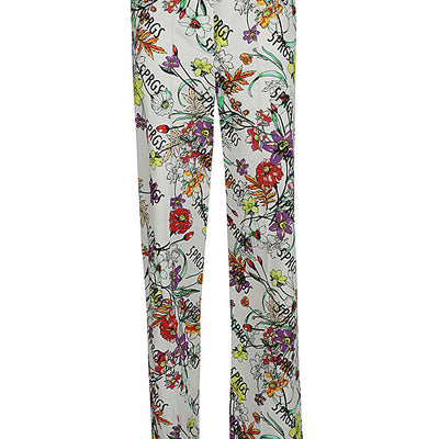 5Progress Printed cotton trousers