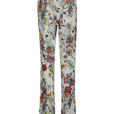 5Progress Printed cotton trousers