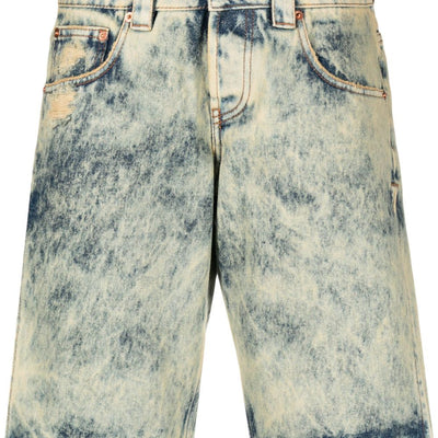 Vaquera Denim split shorts