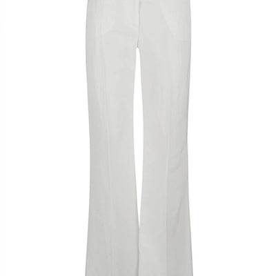 True Royal Linen flared trousers