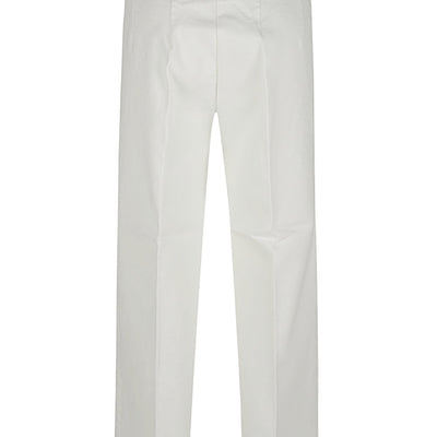 Avenue Montaigne Cropped frayed denim trousers